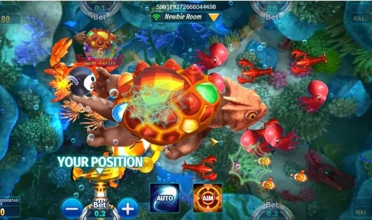 Giao diện chơi bắn cá tại nhà cái BOSS8