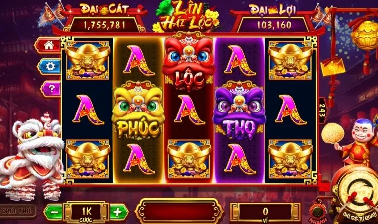 Giao diện chơi Nổ Hũ Lân Hái Lộc Tại Boss8
