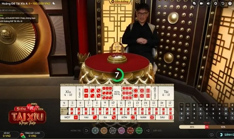 Bàn cược Tài Xỉu Boss8